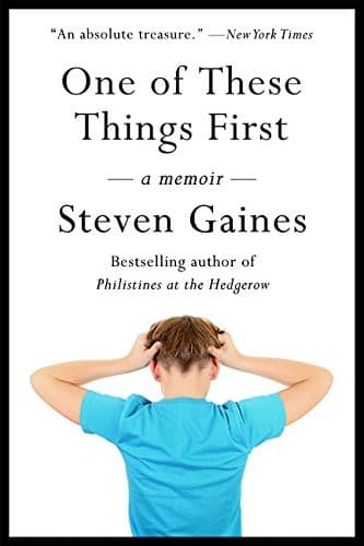 Cover of One of These Things First