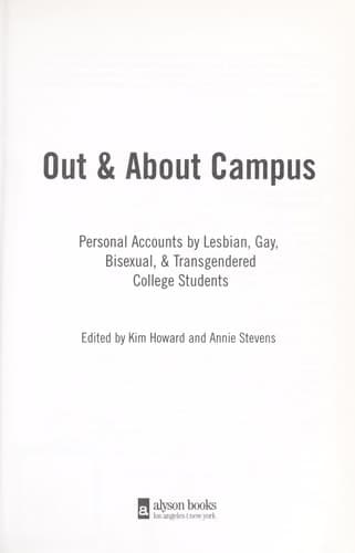 Cover of Out & about campus