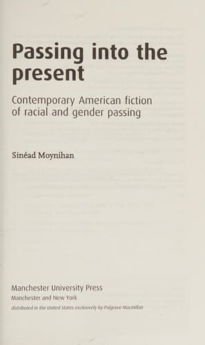 Cover of Passing into the present