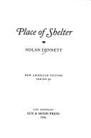 Cover of Place of shelter