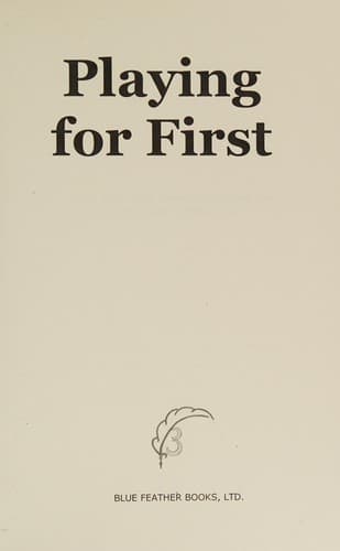 Cover of Playing for First