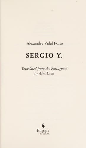 Cover of Sergio Y.
