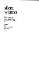 Cover of Silent witness