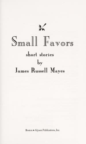 Cover of Small favors