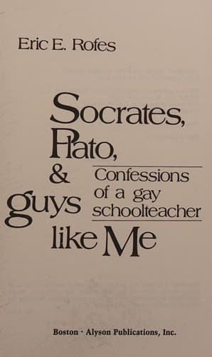 Cover of Socrates Plato and Guys Like Me