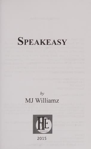Cover of Speakeasy