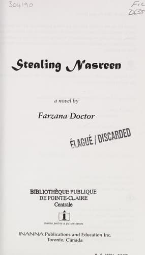 Cover of Stealing Nasreen