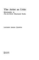 Cover of The artist as critic
