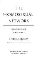 Cover of The homosexual network