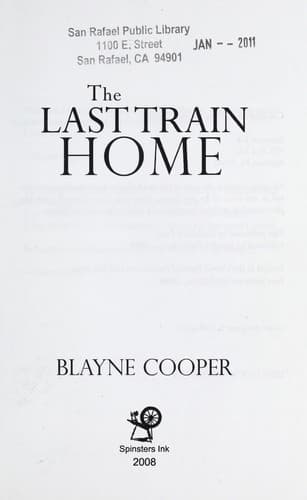 Cover of The last train home