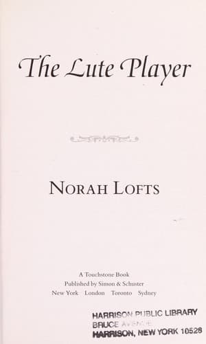 Cover of The lute player