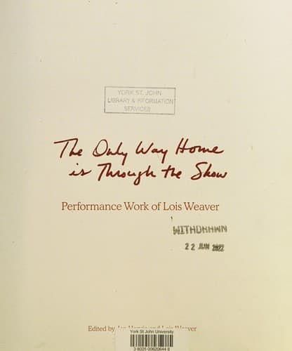 Cover of The only way home is through the show