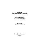 Cover of To live the impossible dream