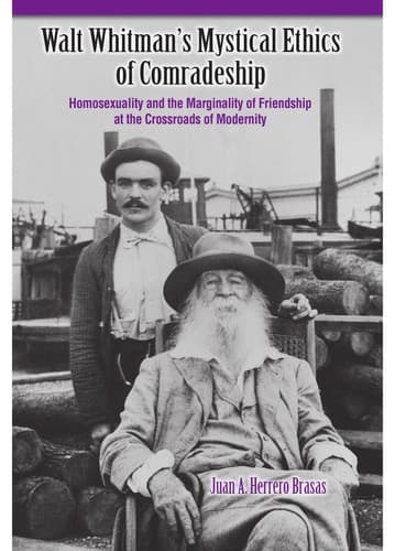 Cover of Walt Whitman's mystical ethics of comradeship