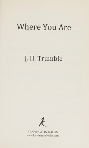 Cover of Where you are