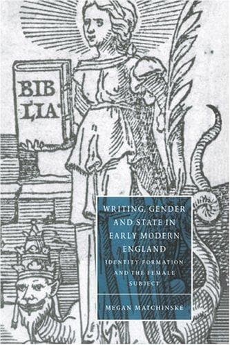 Cover of Writing, Gender and State in Early Modern England