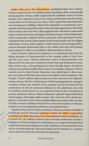 Cover of Writing Reconstruction